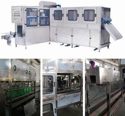 Линия для розлива в бутыли 19 л, производительность 600 бут/час